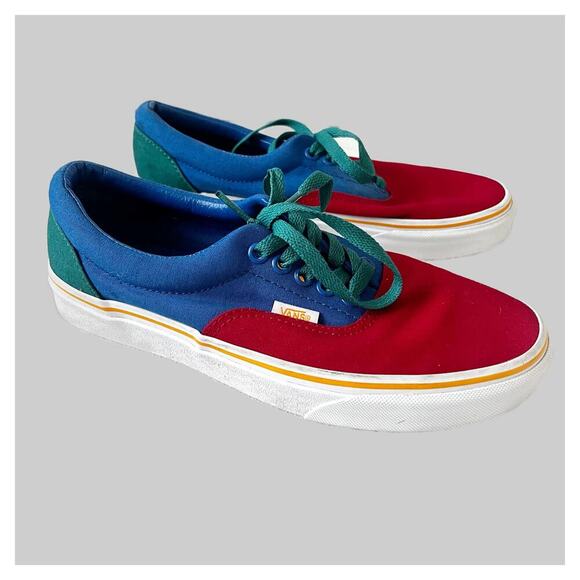 Vans Authentic Primary Color Lace Up Sneaker Tennis Shoe Mens 6.5/ Womens 8 - Picture 1 of 6